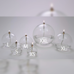 Lampe a huile sphère