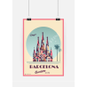 Poster La Sagrada Familia Barcelone | Pais Chocolatine