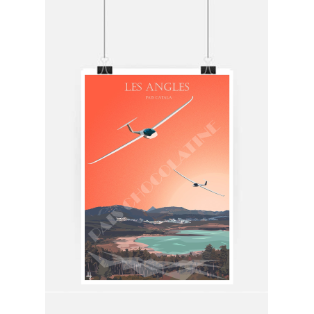 Poster Les Angles - lac de Matemale