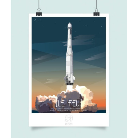 Poster Le feu - La loutre