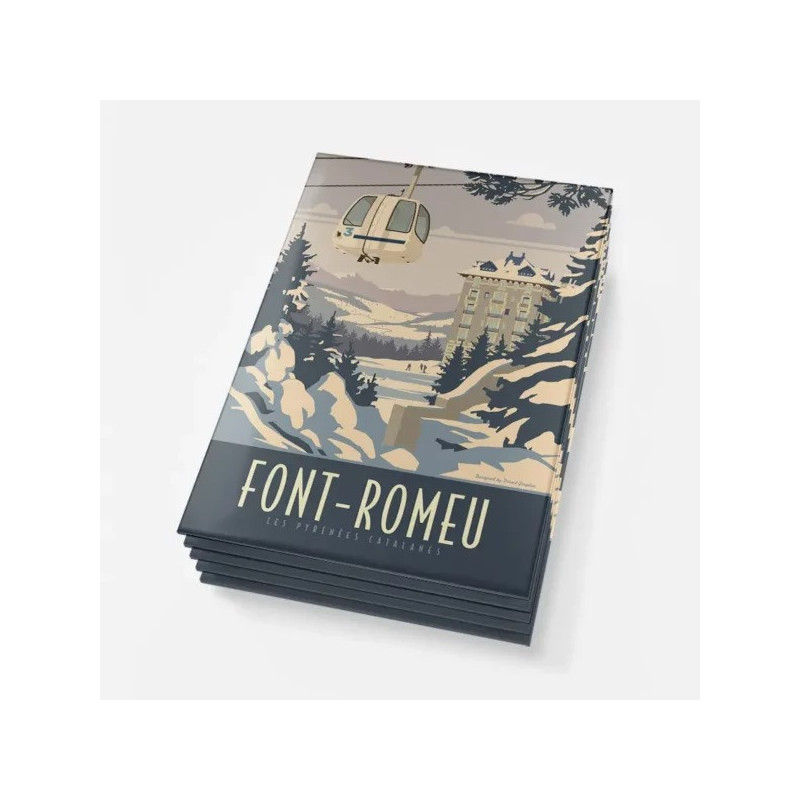 Magnet - Font romeu hiver