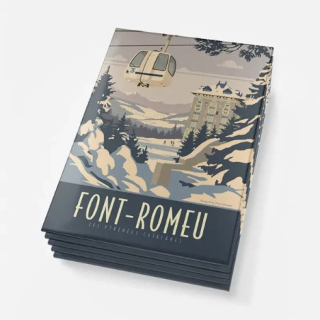 Magnet - Font romeu hiver
