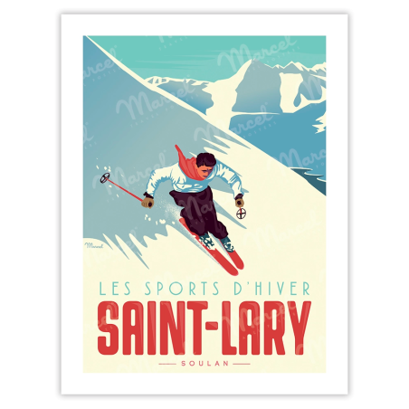 SAINT-LARY  - Le Skieur