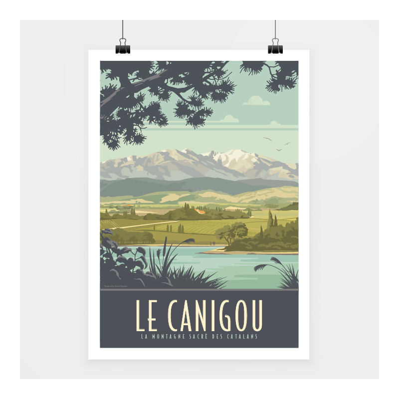 Poster Le Canigou - Direct Graphic