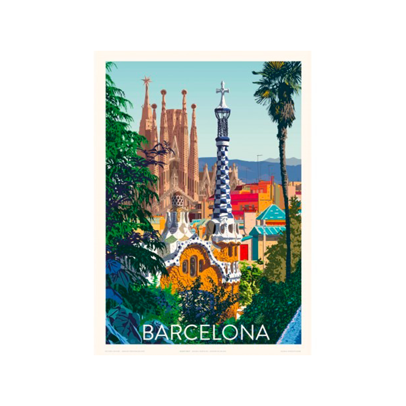 Poster de Barcelona - Edition Fricker