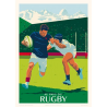 Poster au pays du Rugby - Edition Fricker