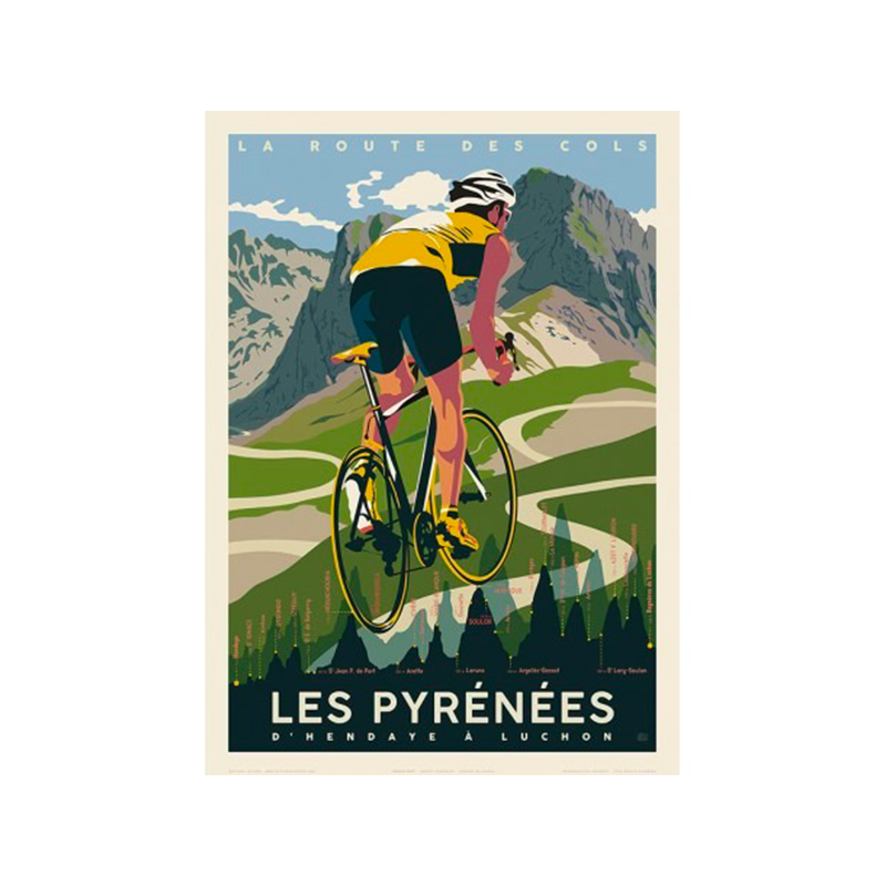 Les Pyrénées - La route des cols - Edition Fricker
