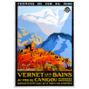 Affiche de Vernet les bains - Le Canigou