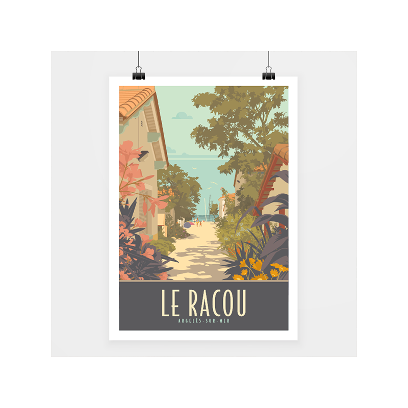 Poster Le racou - Direct Graphic