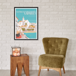 Poster Cadaqués - Espagne - Direct Graphic