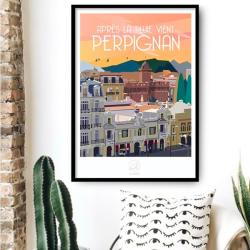 Poster - Aprés la pluie vient Perpignan