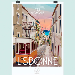 Poster de Lisbonne By la Loutre