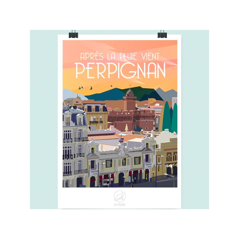 Poster - Aprés la pluie vient Perpignan
