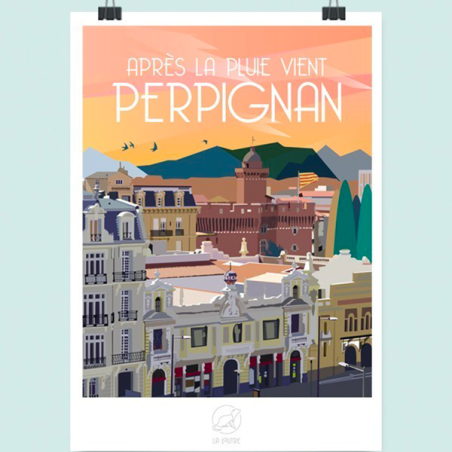 Poster - Aprés la pluie vient Perpignan