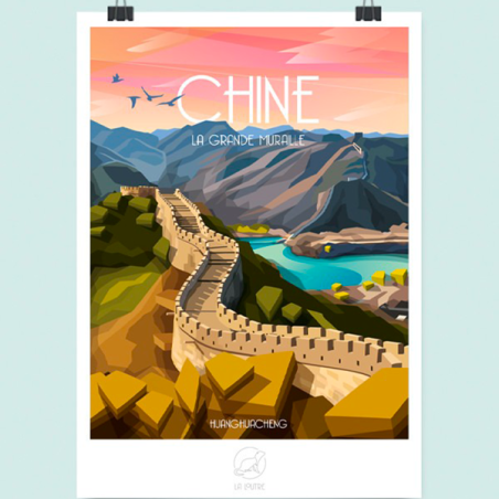 Poster La Grande Muraille de Chine - La loutre