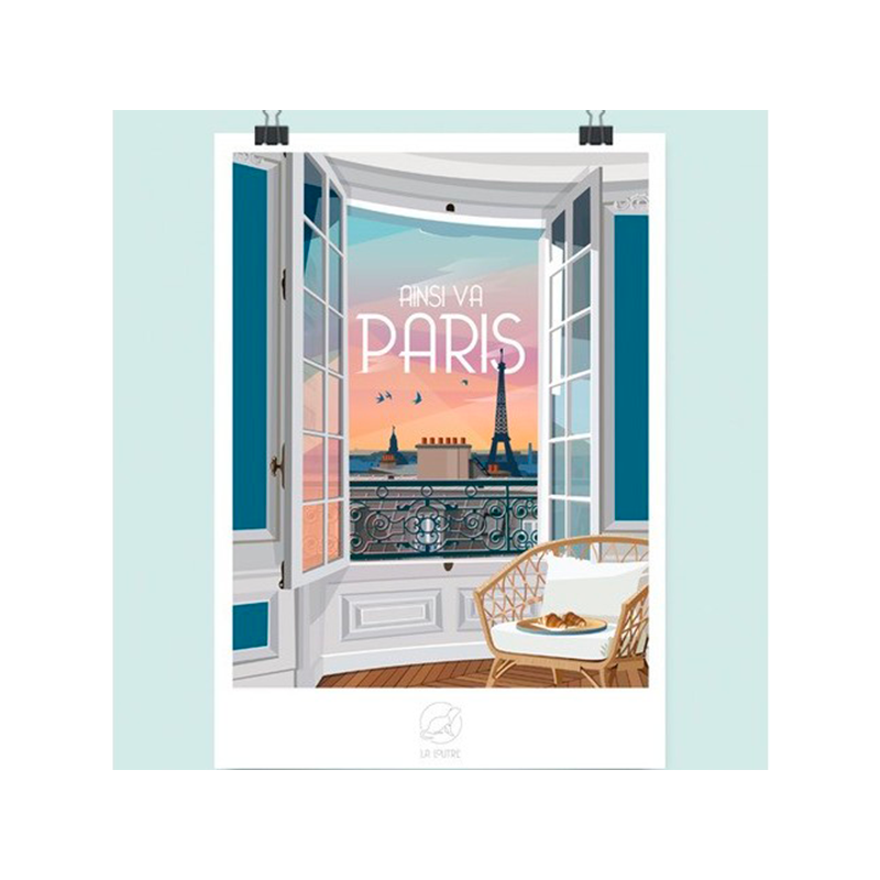 Poster Paris - La loutre