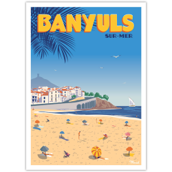 Poster de Banyuls-sur-mer by Marcel