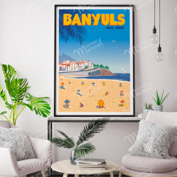 Poster de Banyuls-sur-mer by Marcel