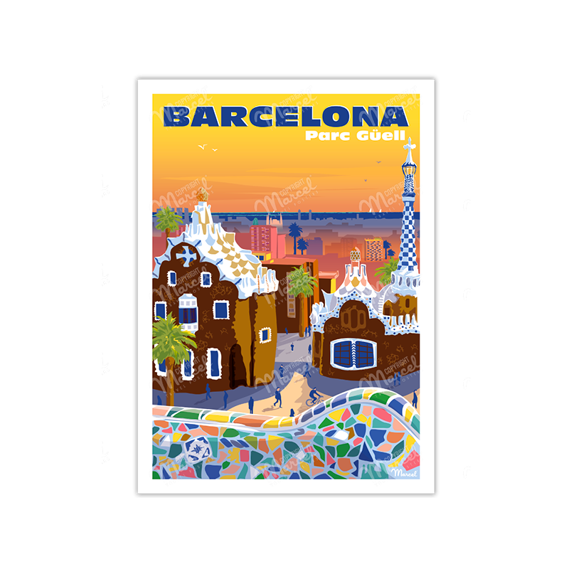 Barcelone Parc Guëll By Marcel