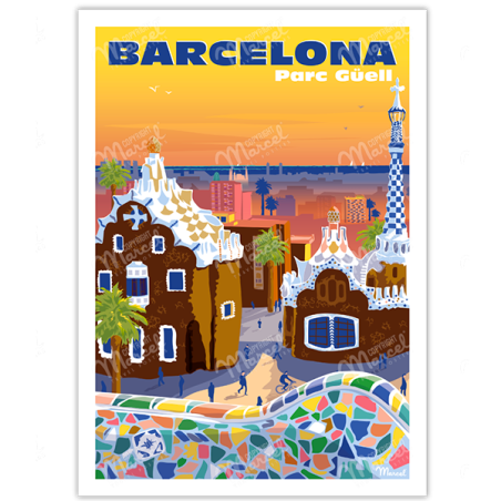Barcelone Parc Guëll By Marcel