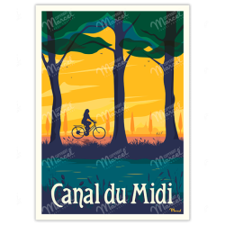 Canal du midi "Le vélo" By Marcel