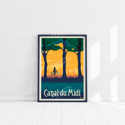 Canal du midi "Le vélo" By Marcel