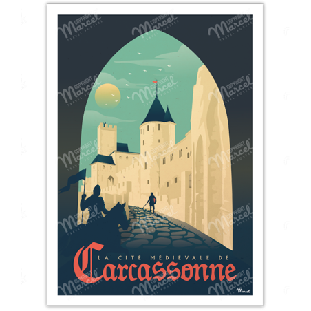 Carcassonne "La cité" By Marcel