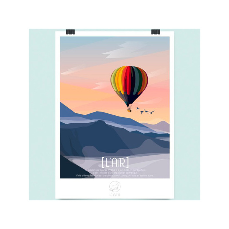 Poster l'air - La loutre