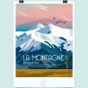 Poster La montagne - La loutre