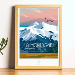 Poster La montagne - La loutre