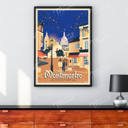 Poster Montmartre - Marcel