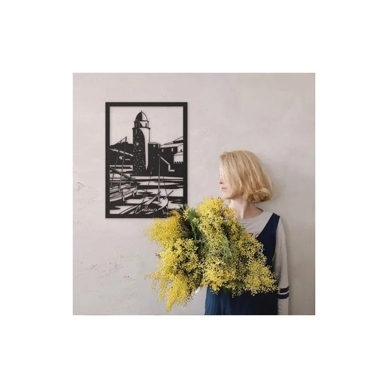 Tableau métal Collioure