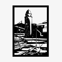 Tableau métal Collioure